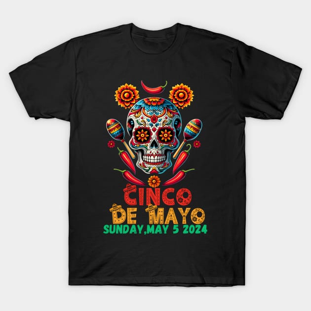 cinco de mayo day  may 5 2024 T-Shirt by FnF.Soldier 